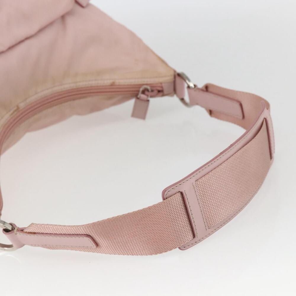 PRADA Shoulder Bag Nylon Pink Silver Auth 157013 - Picture 7 of 16
